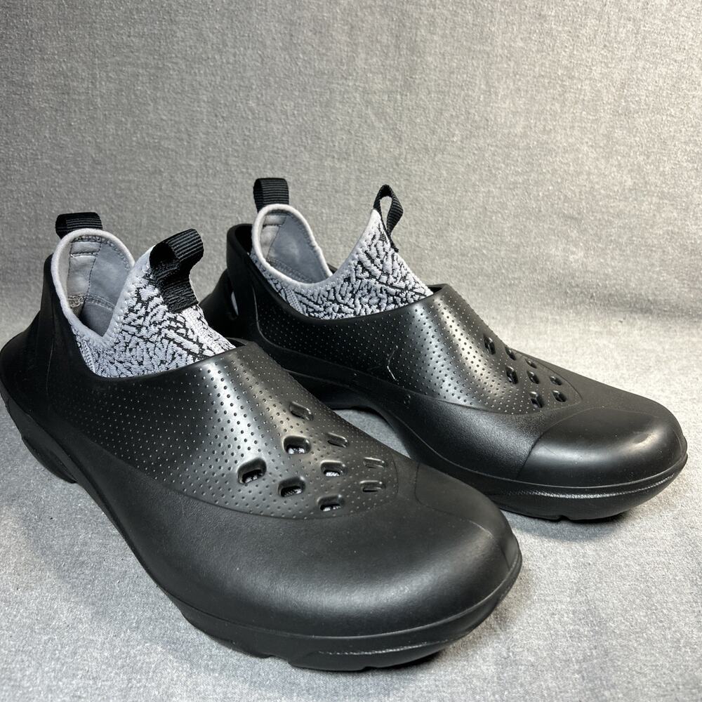 Size 13Nike Jordan System 23 Triple Black Cement Grey Clogs DN4890-001